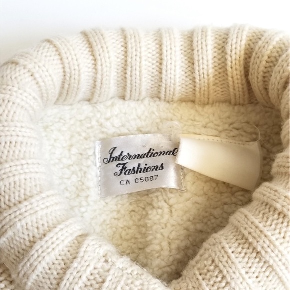 VINTAGE Chunky cable knit jacket - Picture 3 of 12